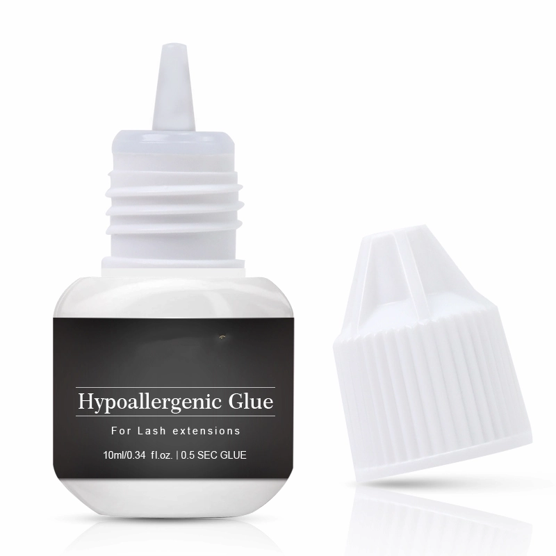 Hypoallergenic Eyelash Extension Glue Friendly to Sensitive Eyes 0.5s 1s